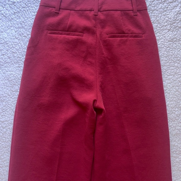 Wilfred THE EFFORTLESS PANT BURGUNDY Wide-Leg Pants - Picture 6 of 14